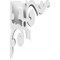 Ekena Millwork Whitman Architectural Grade PVC Corbel, 1 7/8"W X 4"D X 6"H CORP01X04X06WH - alternate 4